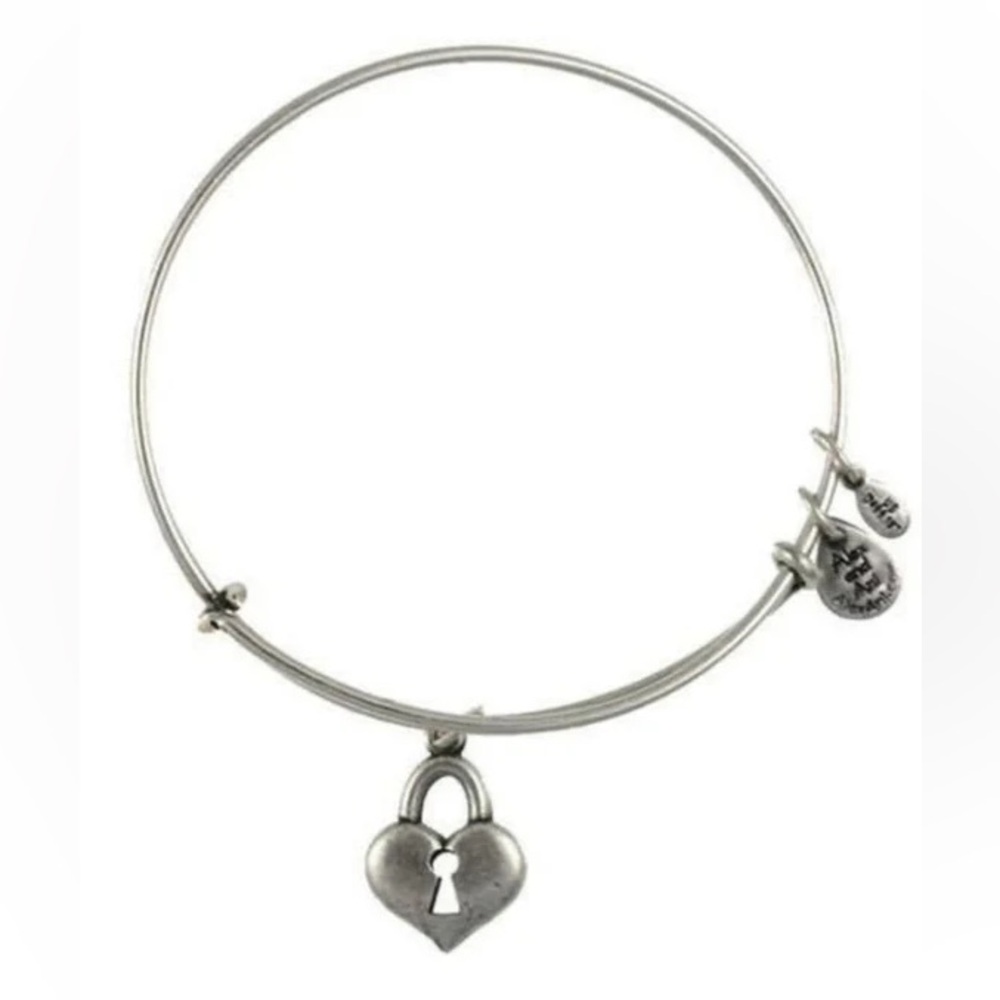 RARE- Alex and Ani Heart Key Bracelet